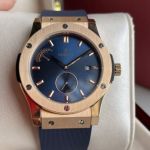 Knockoff Hublot Big Bang Rose Gold Case Blue Face 42mm Automatic Watch