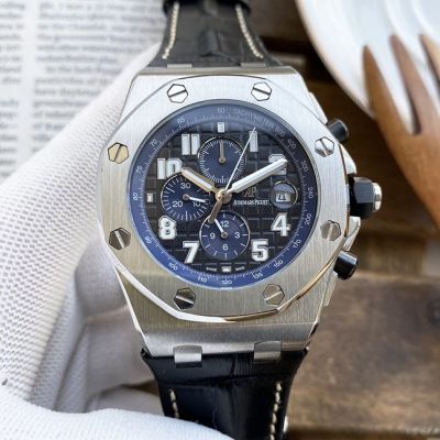 Replica Audermars Piguet Royal Oak Offshore SS Blue Chronograph Dial 42mm 