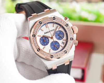 Replica Audemars Piguet Royal Oak Offshore 2-Tone Chronograph 37mm Ladies Watch