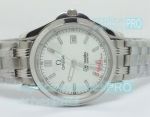 Replica Omega Seamaster White Dial SS Case Watch