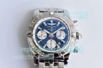 GF Factory Watches - Aisa 7750 Breitling Chronomat Blue Dial SS Case Watch